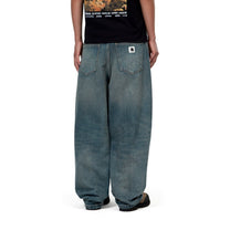 Carhartt WIP Women's Brandon Pant Blue, Worn used wash