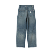 Carhartt WIP Women's Brandon Pant Blue, Worn used wash