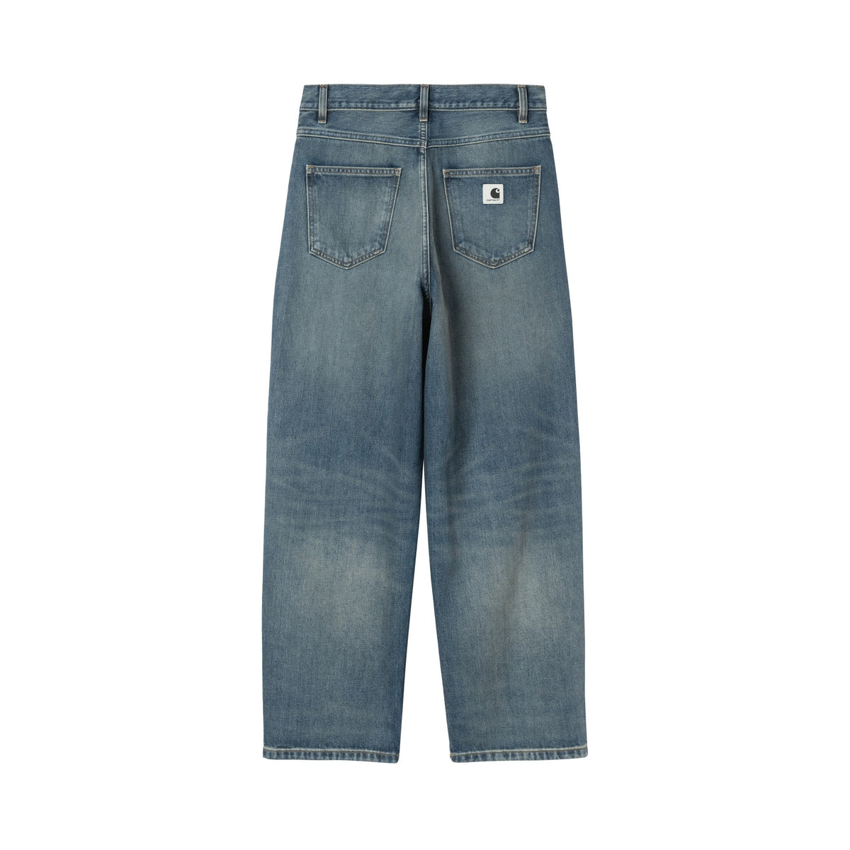 Carhartt WIP Women's Brandon Pant Blue, Worn used wash