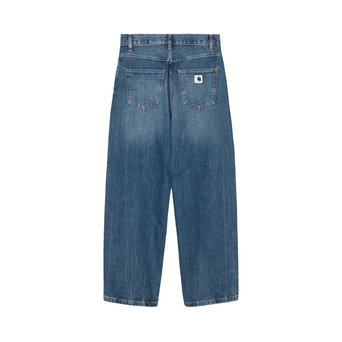 Carhartt WIP Women's Brandon Pant Blue, Marble used wash