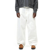 Carhartt WIP Women's Brandon Pant White, Rinsed
