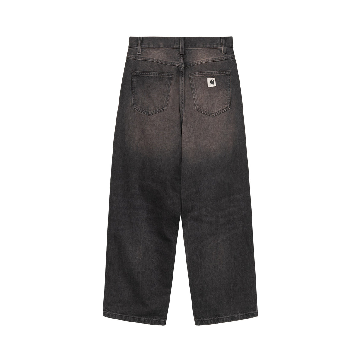 Carhartt WIP Women's Brandon Pant Black, Tobacco used wash