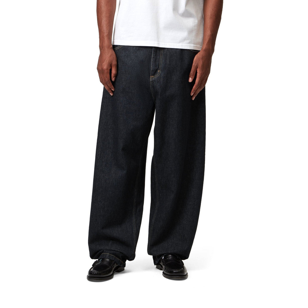 Carhartt WIP Brandon Pant Blue, Rinsed