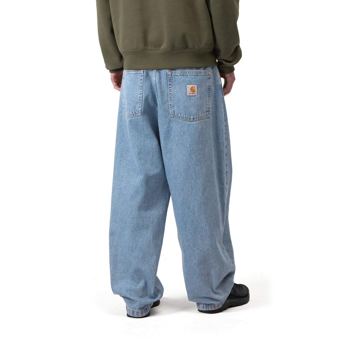 Carhartt WIP Brandon Pant Blue, Stone bleached