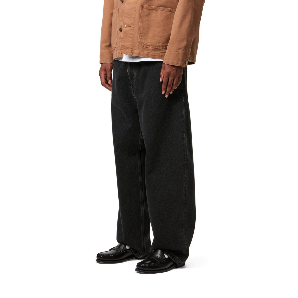 Carhartt WIP Brandon Pant 'Smith' Denim Black, Stone washed