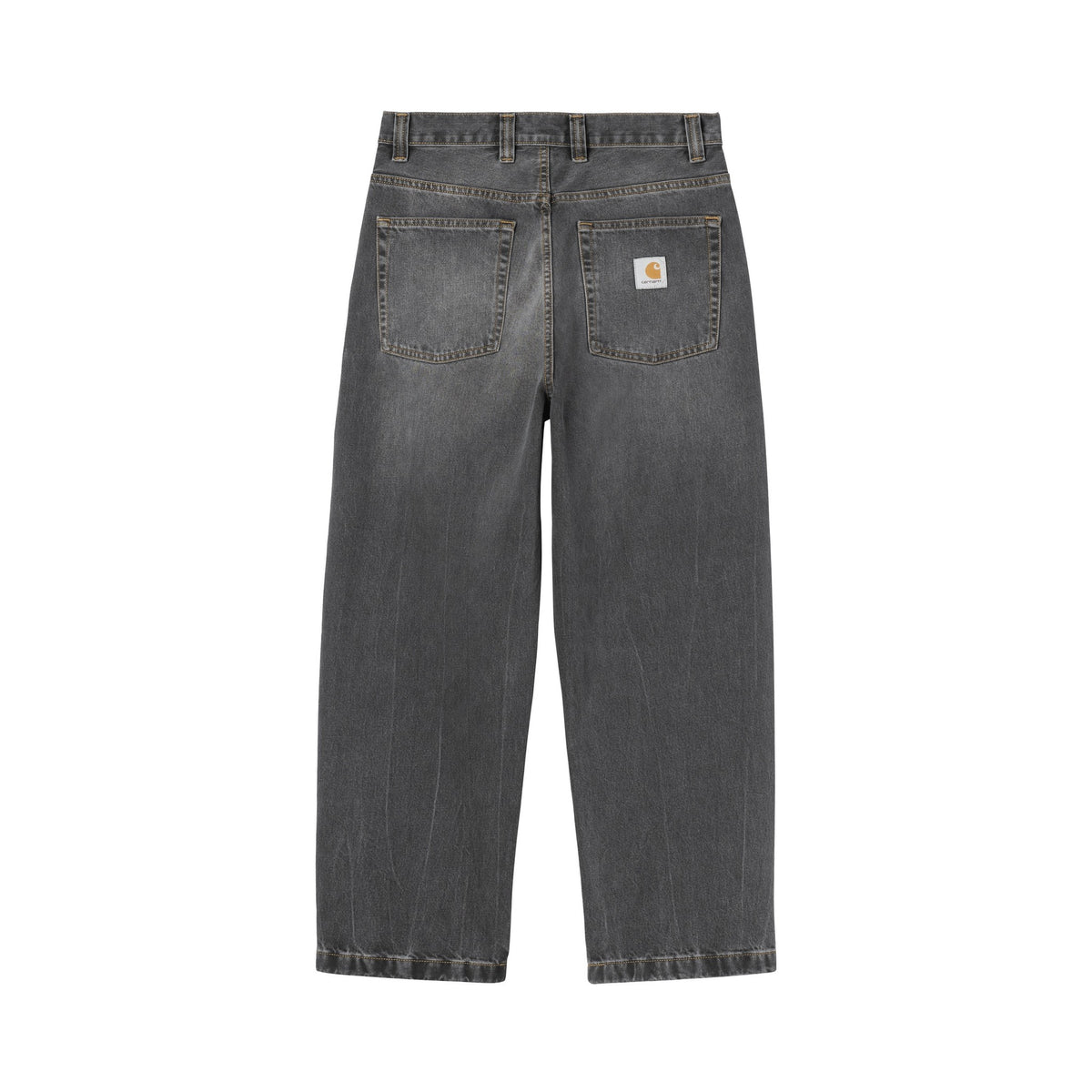 Carhartt WIP Brandon Pant Black, Marble used wash