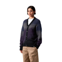 Carhartt WIP Women's Tinley Cardigan Tinley Stripe, Black
