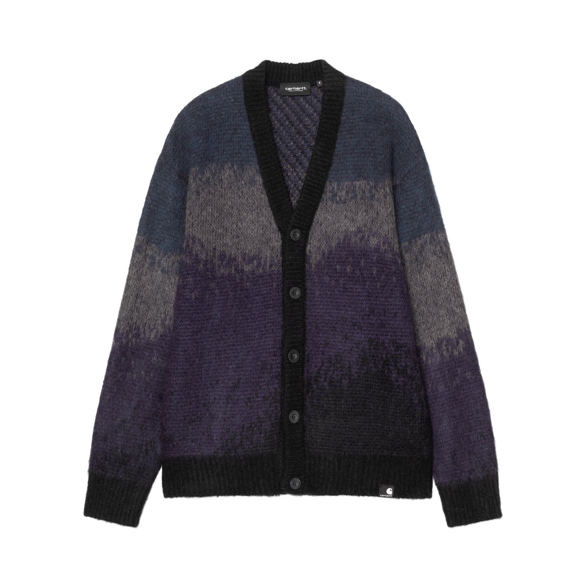Carhartt WIP Women's Tinley Cardigan Tinley Stripe, Black