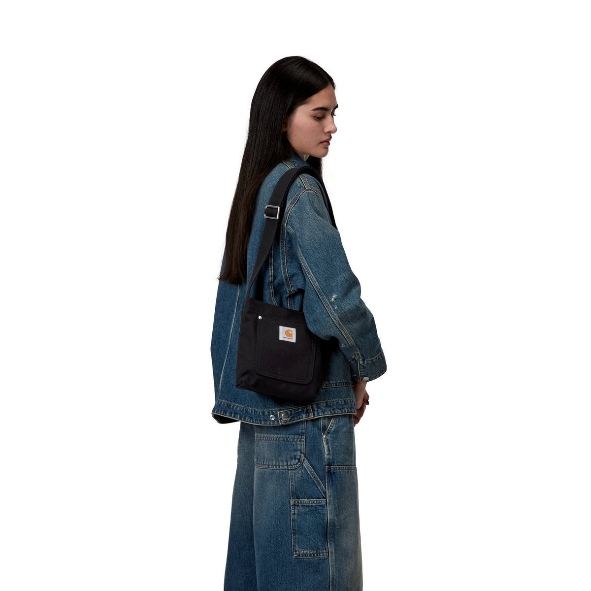 Carhartt WIP Canvas Bag, Small Black