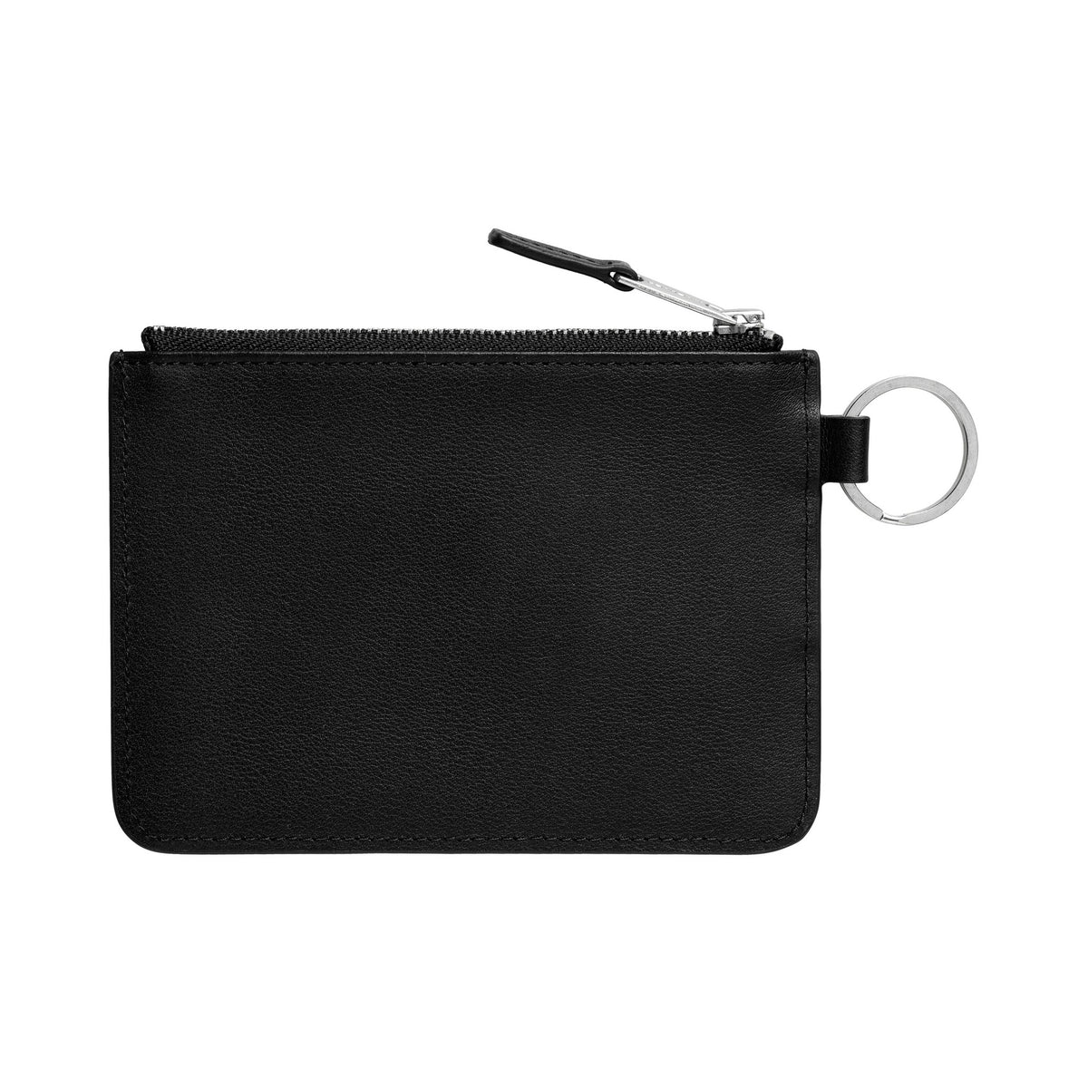 Carhartt WIP Deconstructed Leather Wallet Black / Silver