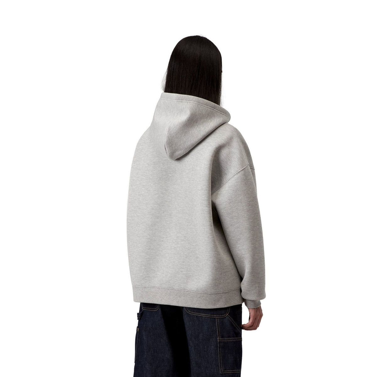Carhartt WIP Women's Hooded Alda Jacket Grey Heather / White