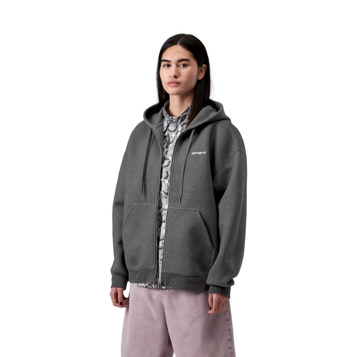Carhartt WIP Women's Hooded Alda Jacket Black / White