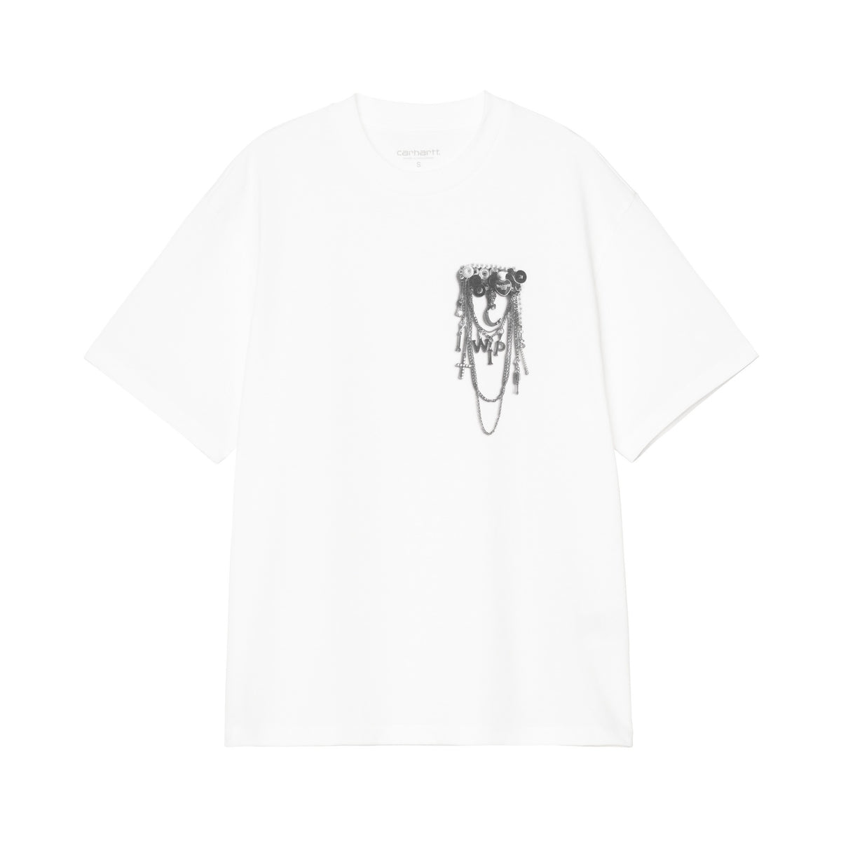 Carhartt WIP Women's S/S Inverted Charm T-Shirt White