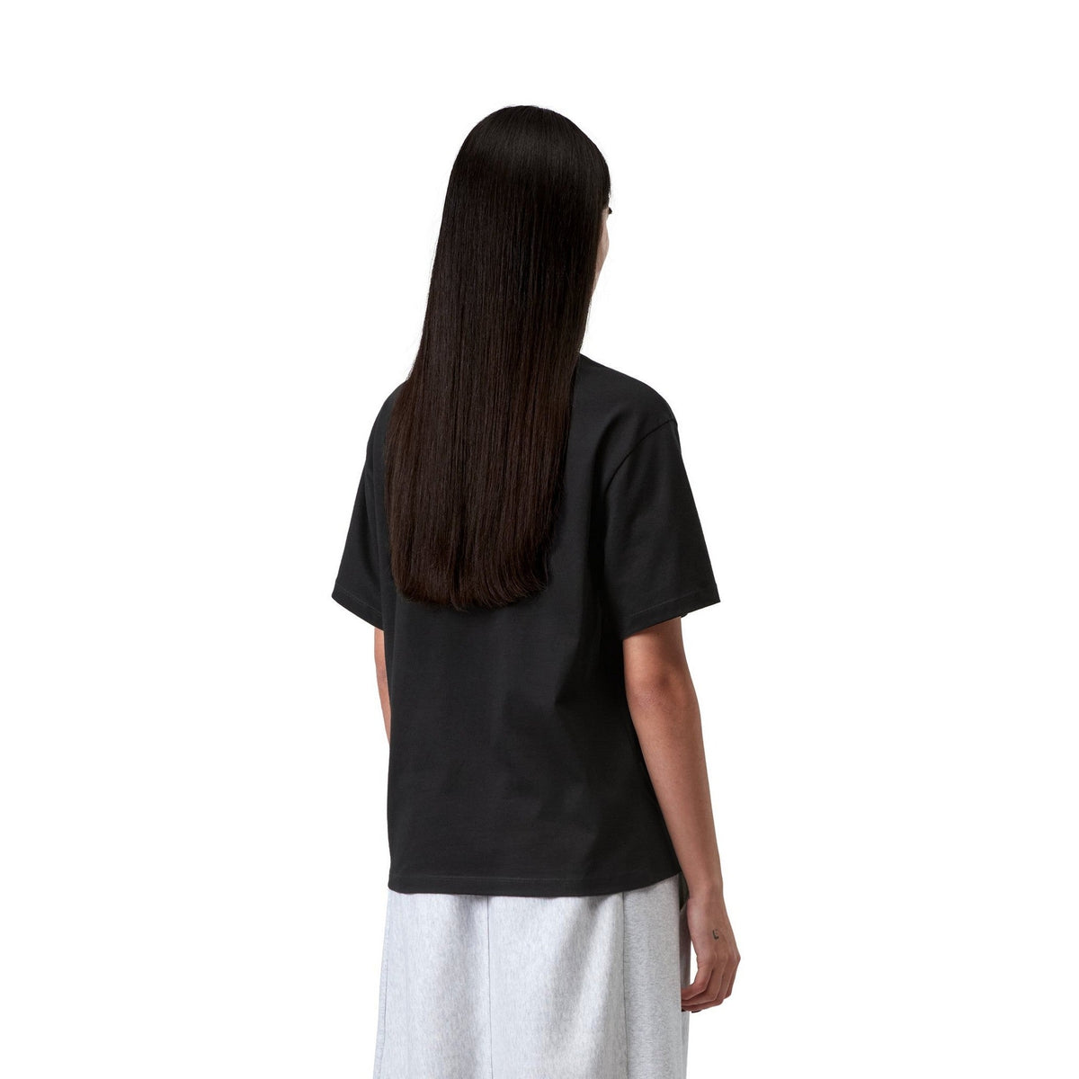Carhartt WIP Women's S/S Inverted Charm T-Shirt Black