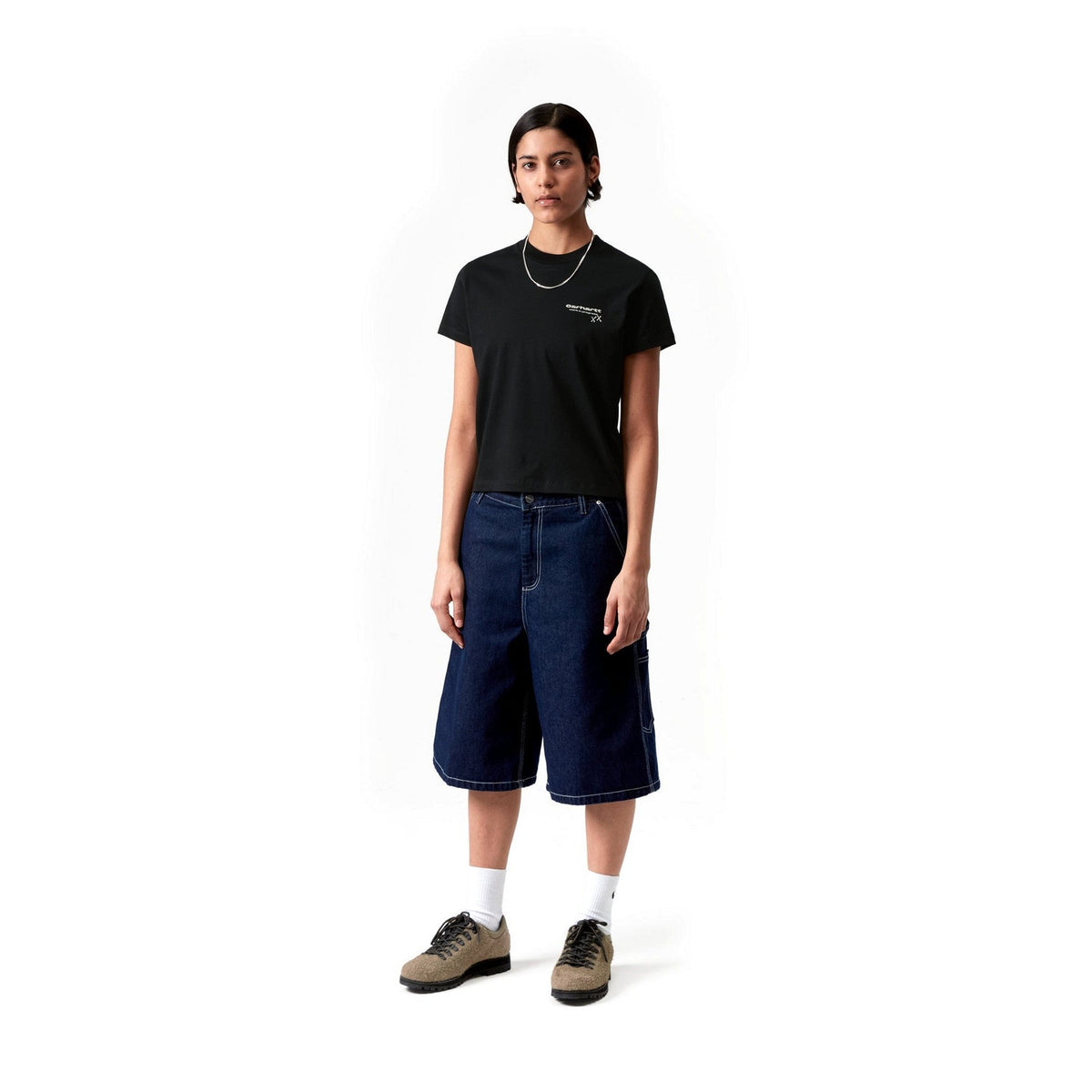 Carhartt WIP Women's S/S Garble T-Shirt Black