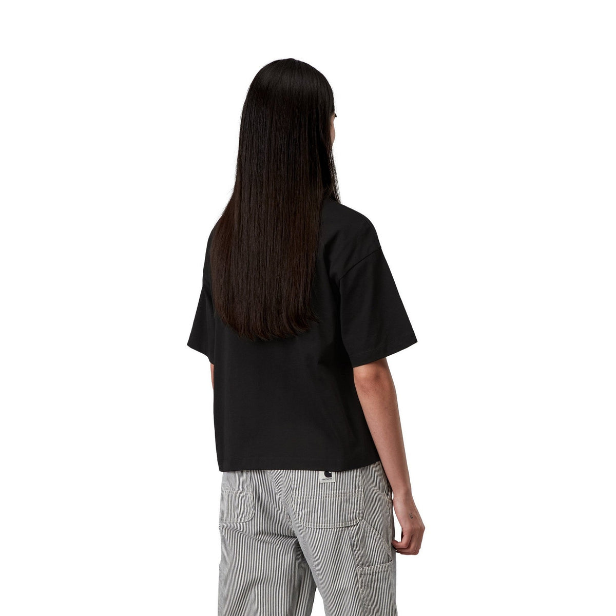 Carhartt WIP Women's S/S Signet T-Shirt Black / Wax