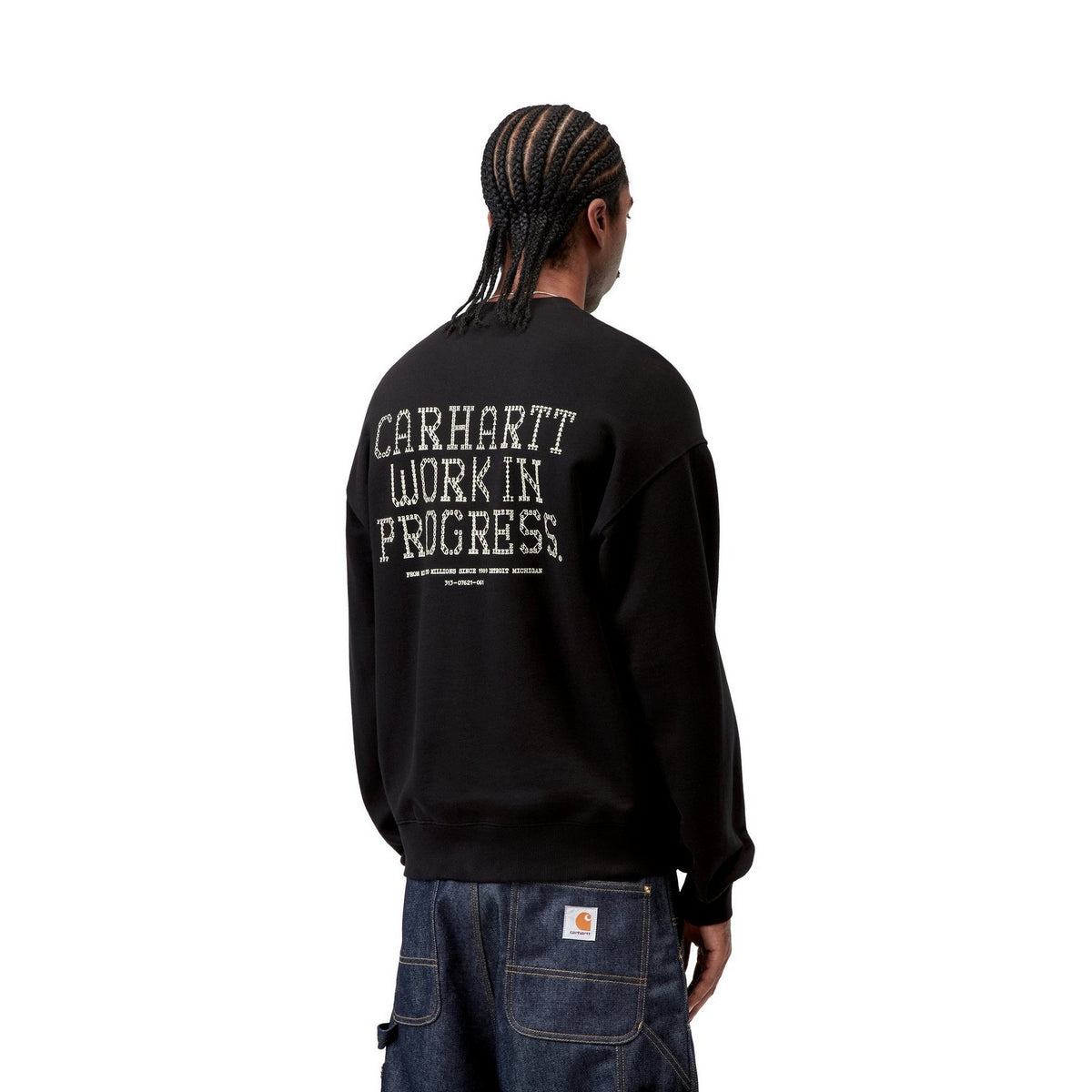 Carhartt WIP Punched Sweatshirt Black