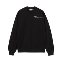 Carhartt WIP Punched Sweatshirt Black
