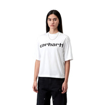 Carhartt WIP Women's S/S Archive Script T-Shirt White