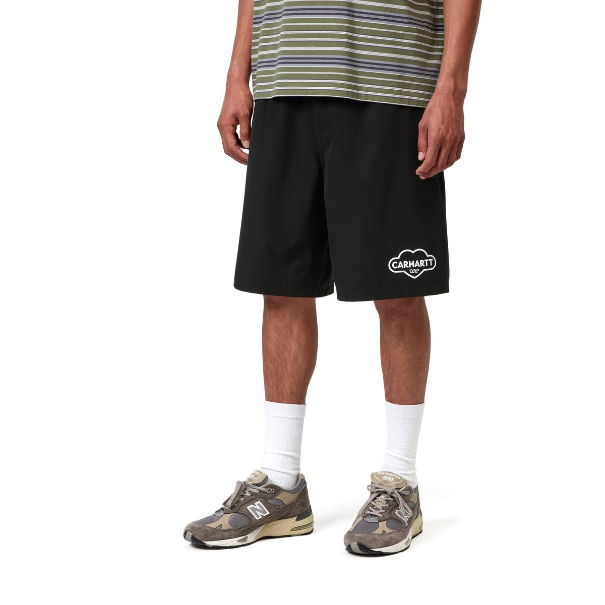 Carhartt WIP Cloud Heart Swim Trunks Black