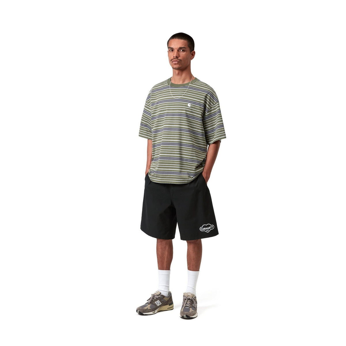 Carhartt WIP Cloud Heart Swim Trunks Black