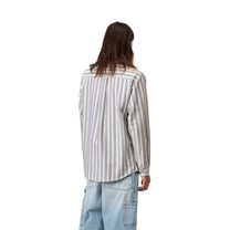 Carhartt WIP L/S Deven Shirt Deven Stripe, Black / White