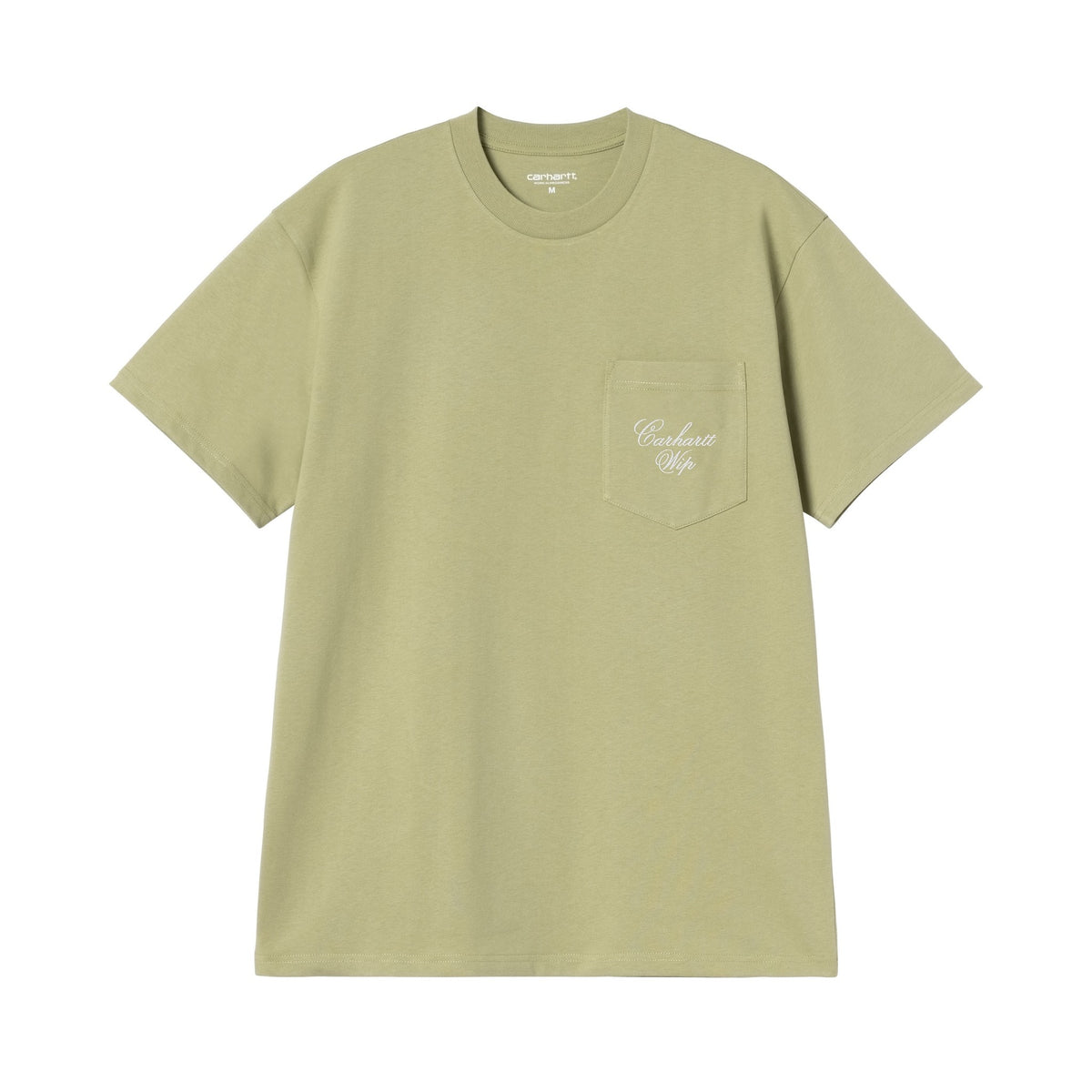 Carhartt WIP S/S Longhand Pocket T-Shirt Gentle Green / White