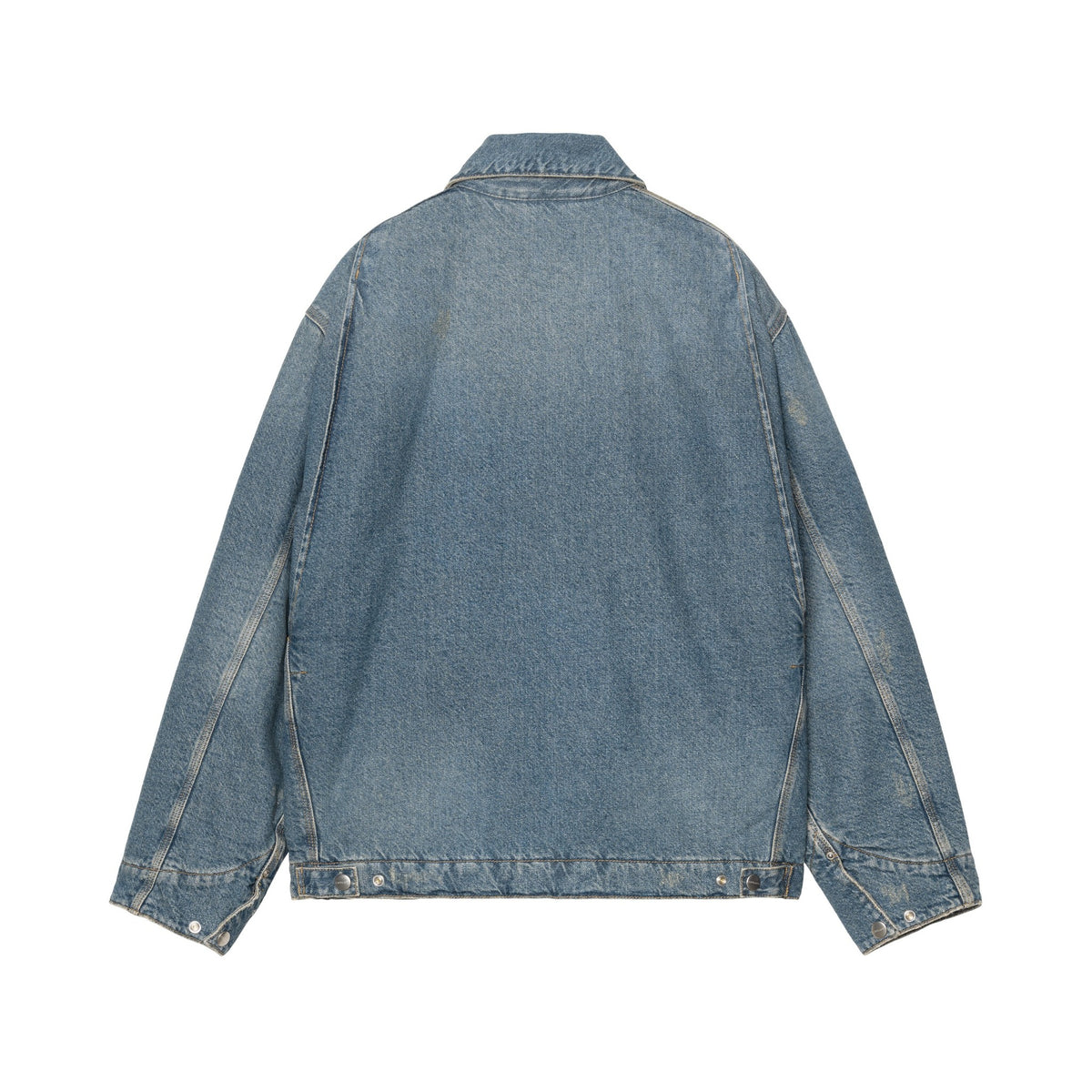 Carhartt WIP OG Detroit Jacket Blue, Grind wash