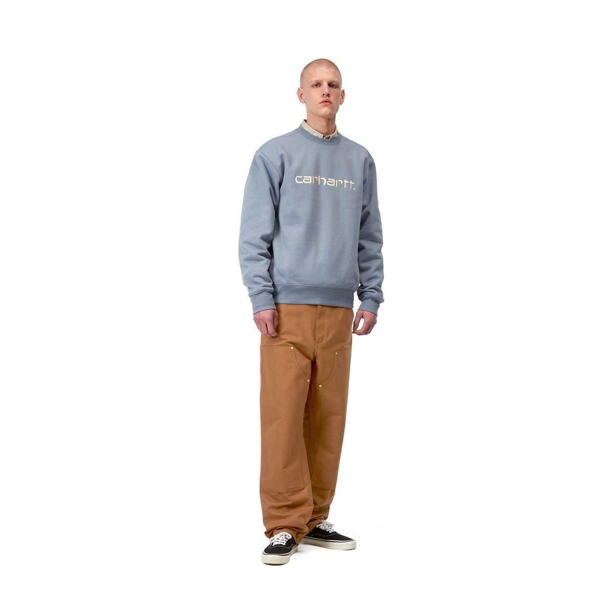 Carhartt WIP Double Knee Pant Hamilton Brown, Rigid