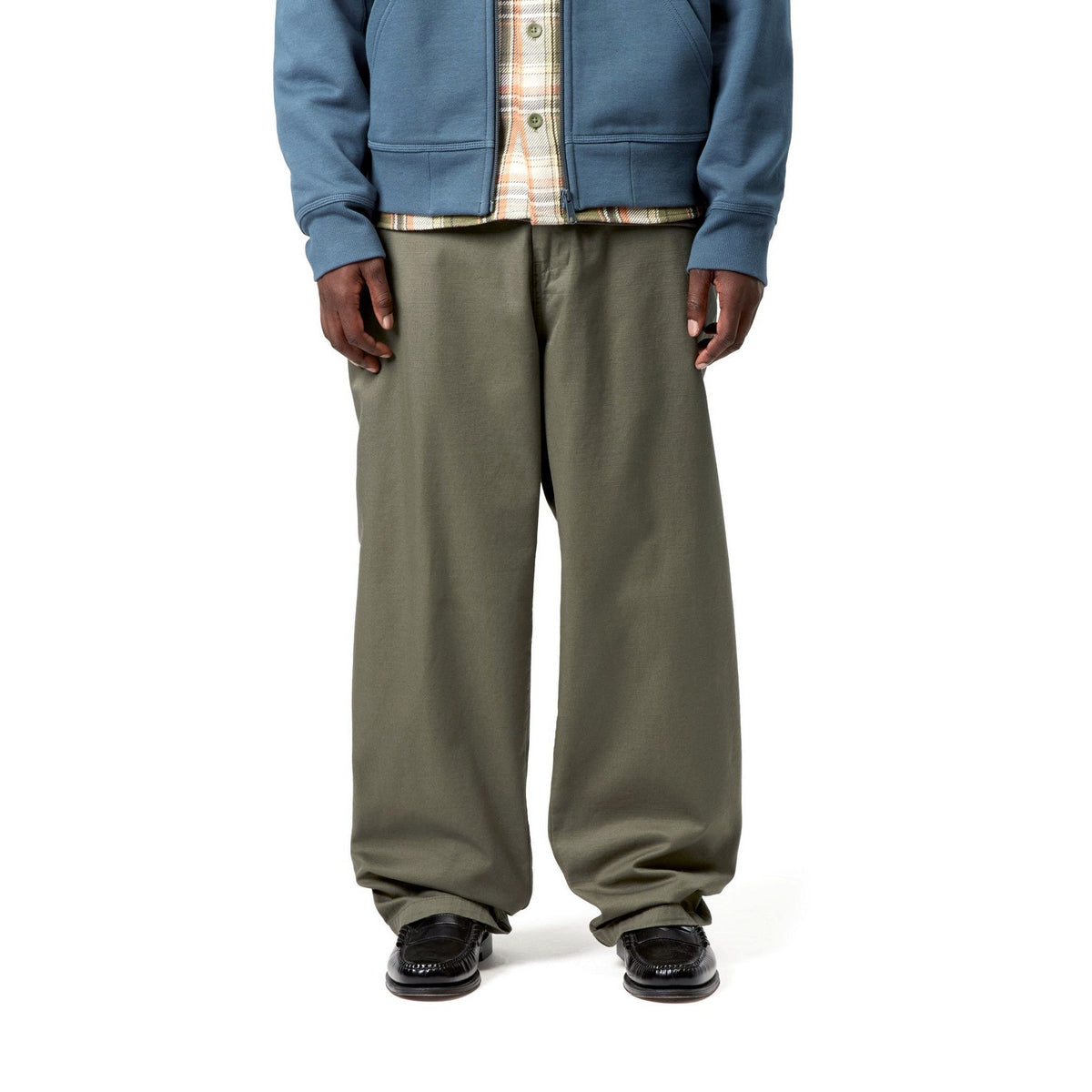 Carhartt WIP Brady Pant Leaf, Rinsed