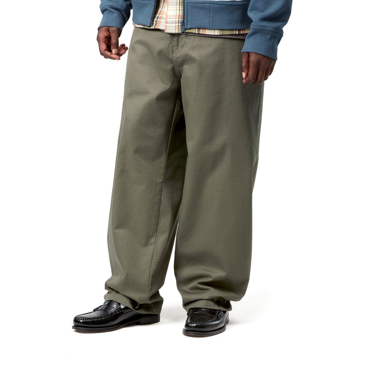 Carhartt WIP Brady Pant Leaf, Rinsed