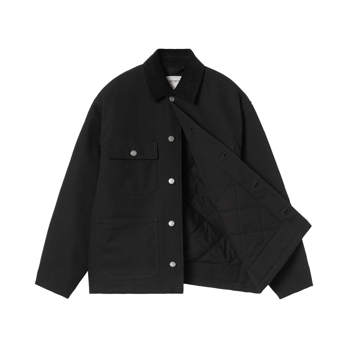Carhartt WIP Women's OG Michigan Coat Black / Black, Rigid