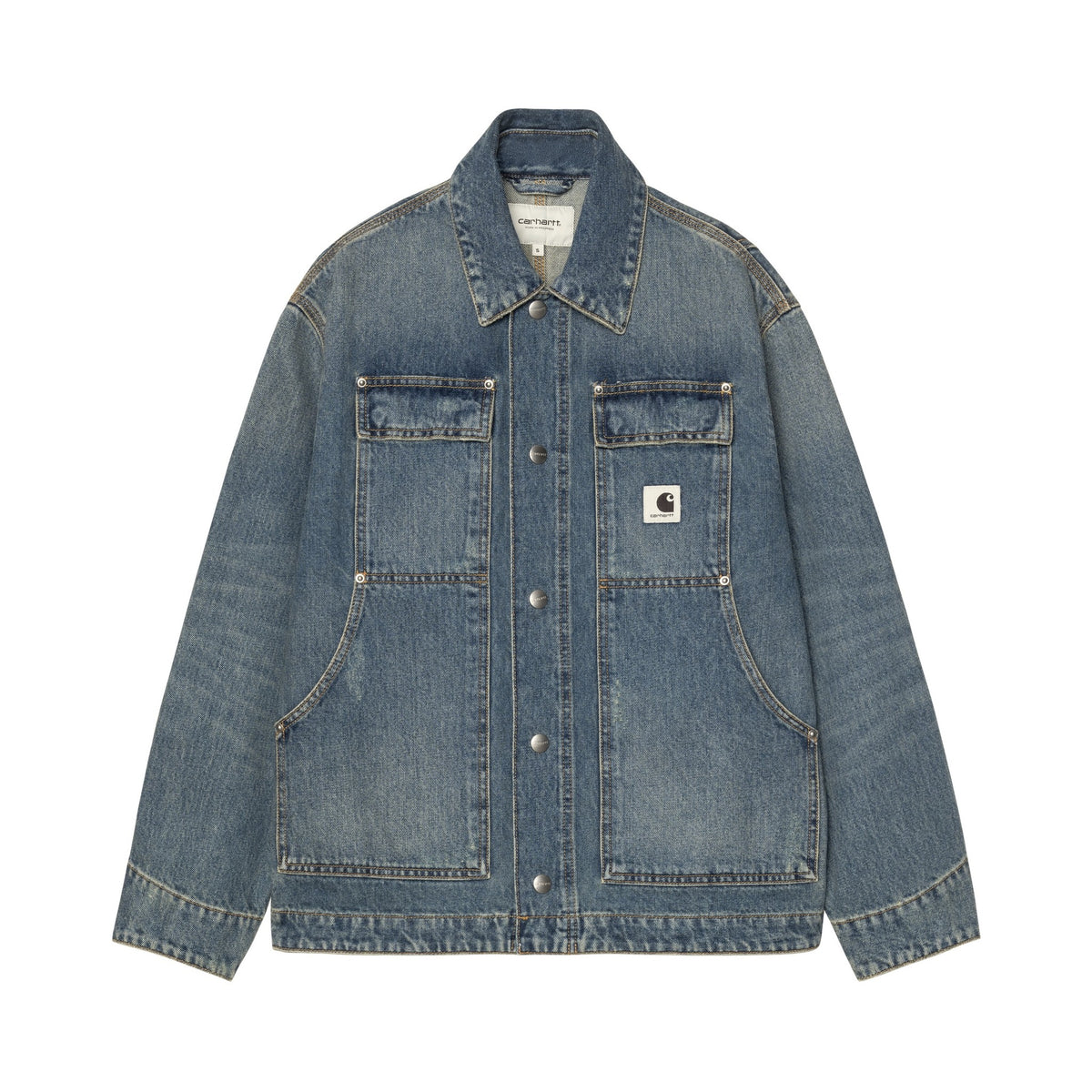 Carhartt WIP Women's OG Arctic Jacket Blue, Grind wash