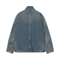 Carhartt WIP Women's OG Arctic Jacket Blue, Grind wash