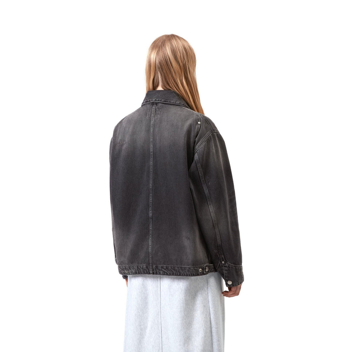 Carhartt WIP Women's OG Arctic Jacket Black, Grind wash