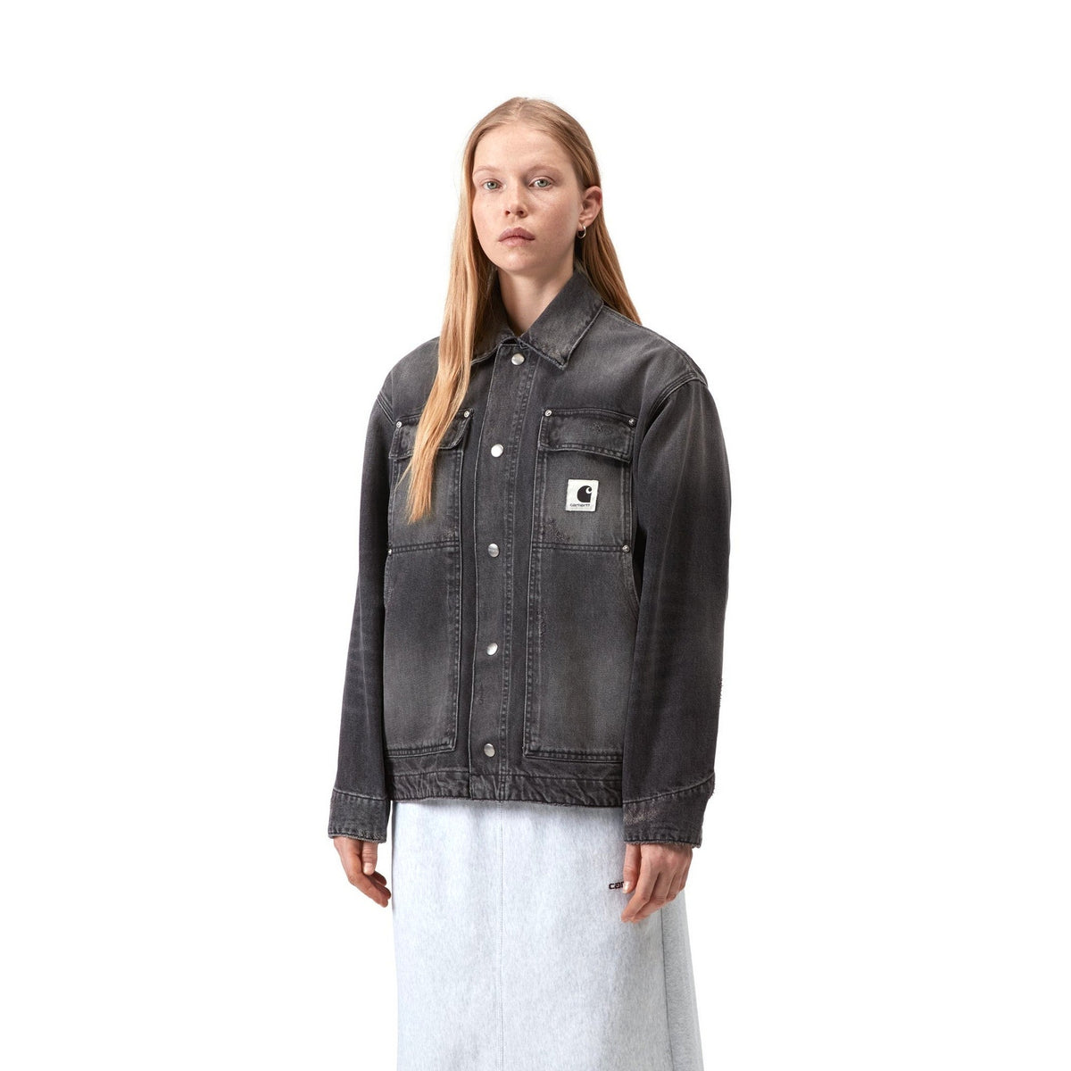 Carhartt WIP Women's OG Arctic Jacket Black, Grind wash