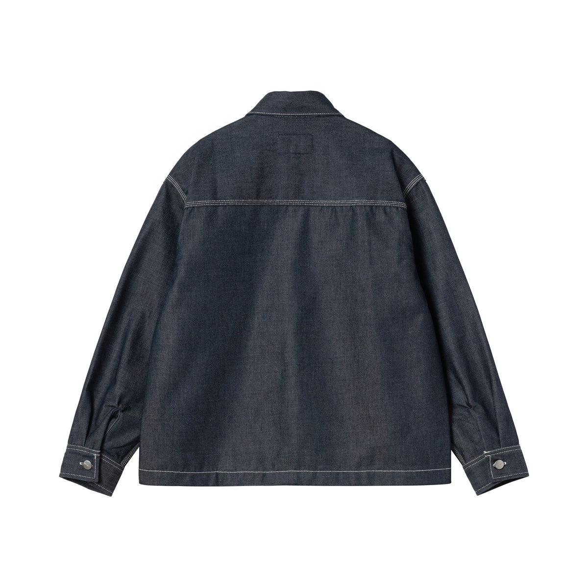 Carhartt WIP Women's Louis Shirt Jac Blue, Rigid