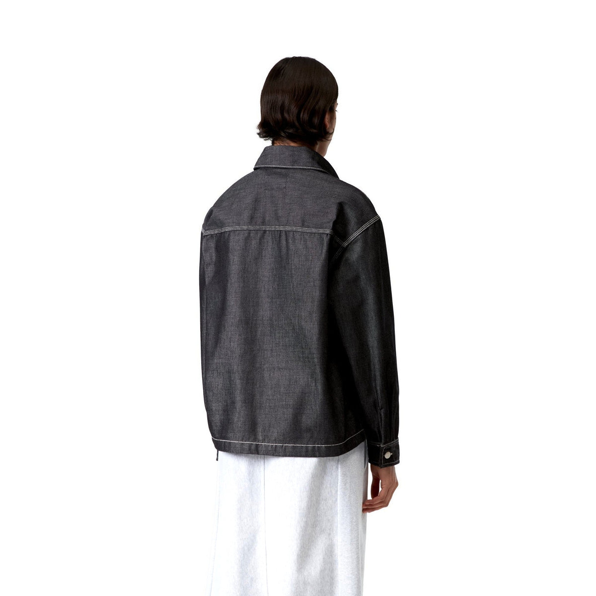 Carhartt WIP Women's Louis Shirt Jac Black, Rigid