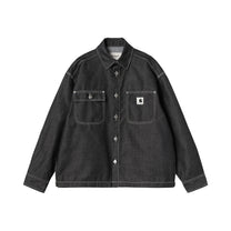 Carhartt WIP Women's Louis Shirt Jac Black, Rigid