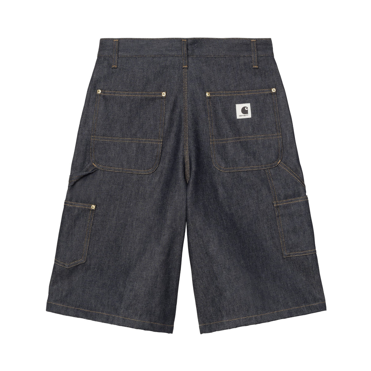 Carhartt WIP Women's Nixon Double Knee Short Blue, Rigid