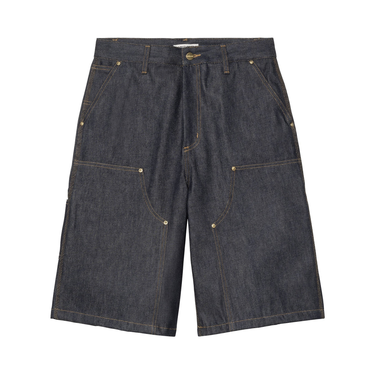 Carhartt WIP Women's Nixon Double Knee Short Blue, Rigid
