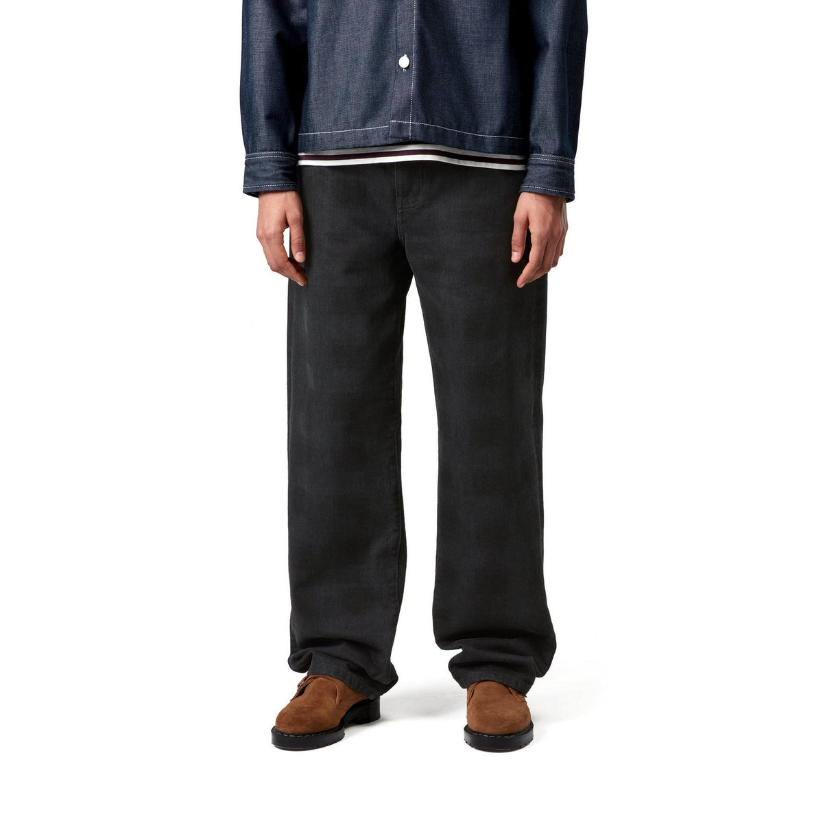 Carhartt WIP Women's Everson Pant Everson Print, Black, Stone washed