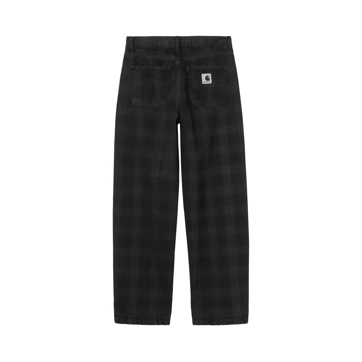 Carhartt WIP Women's Everson Pant Everson Print, Black, Stone washed