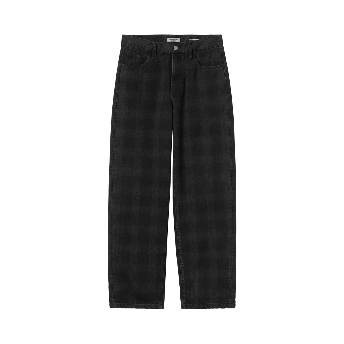 Carhartt WIP Women's Everson Pant Everson Print, Black, Stone washed