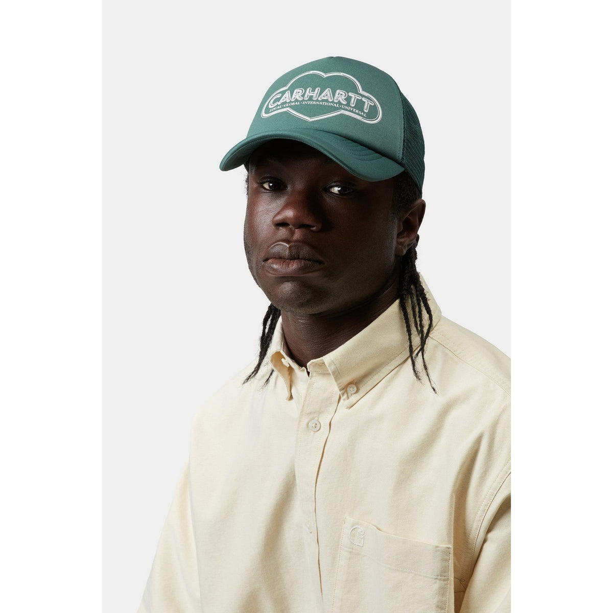 Carhartt WIP Cloud Heart Trucker Cap Lily