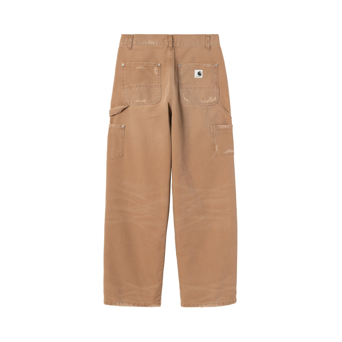 Carhartt WIP Women's Brandon Double Knee Pant Hamilton Brown, Grind wash