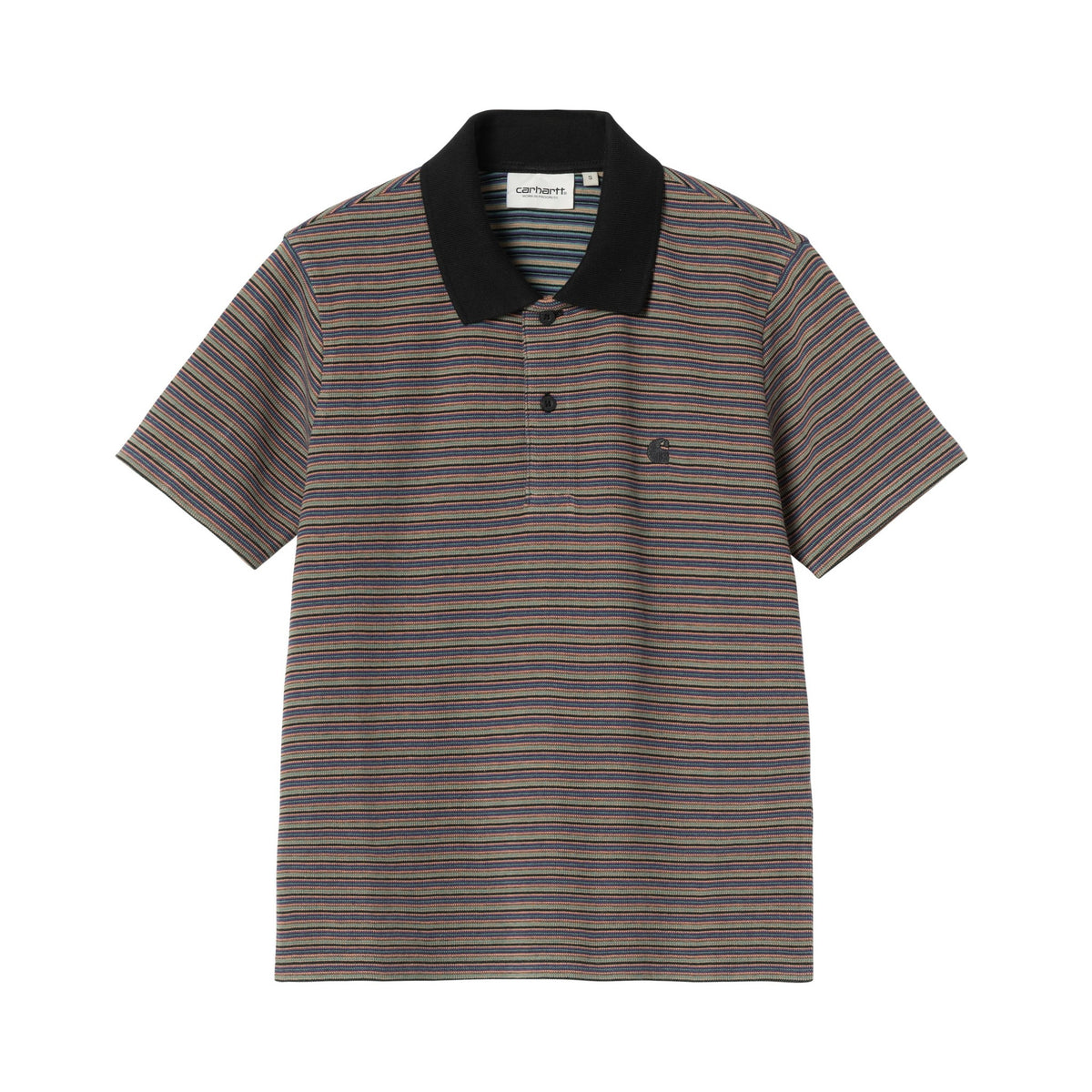 Carhartt WIP Women's S/S Dion Polo Dion Stripe, Lily