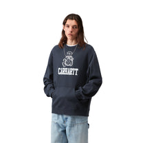 Carhartt WIP Pond Corps Sweatshirt Blue