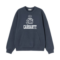 Carhartt WIP Pond Corps Sweatshirt Blue
