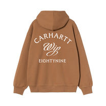 Carhartt WIP Hooded Eightynine Sweat Jacket Hamilton Brown